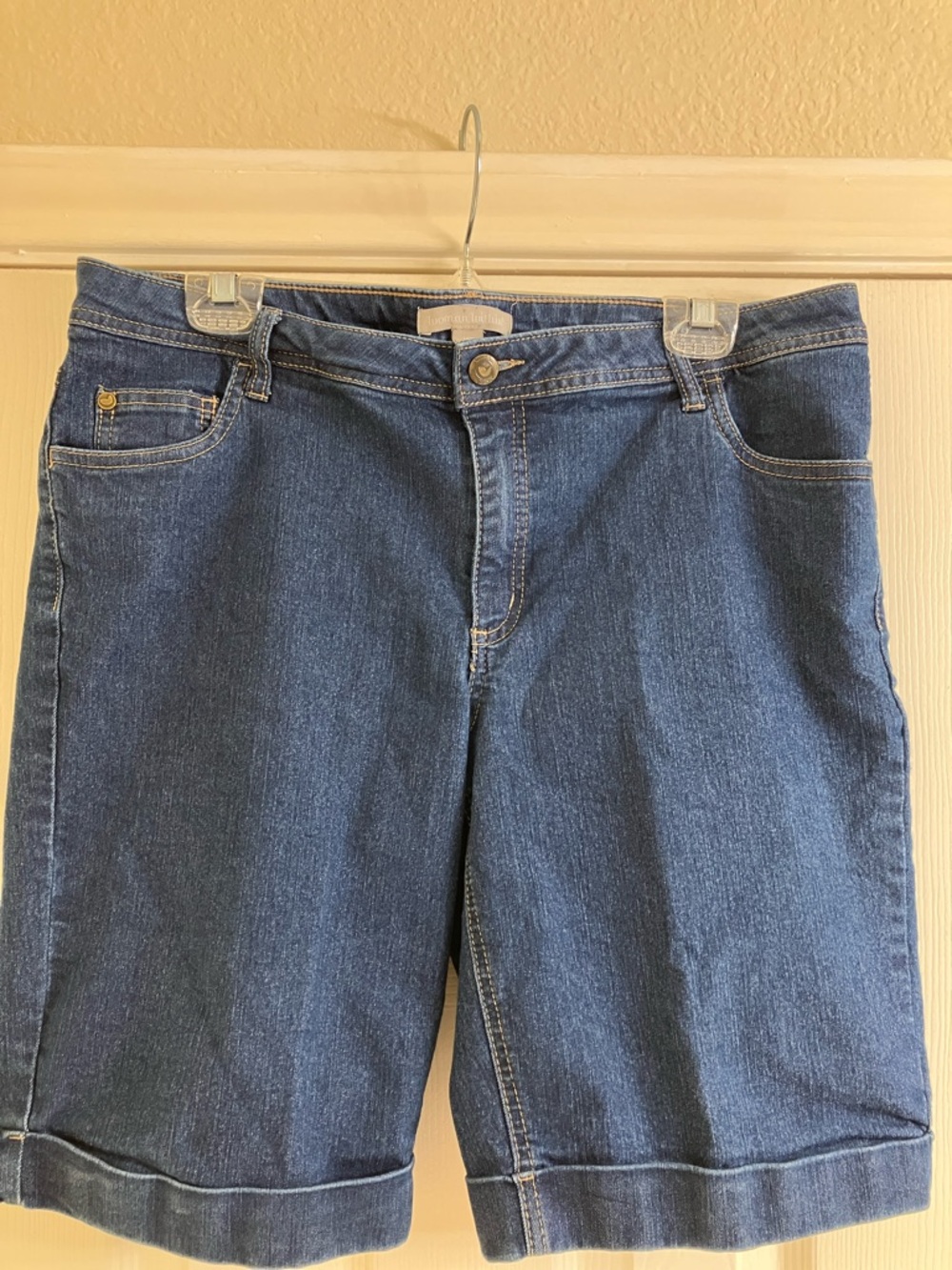 Woman Within Women’s Relaxed Indigo Denim Shorts